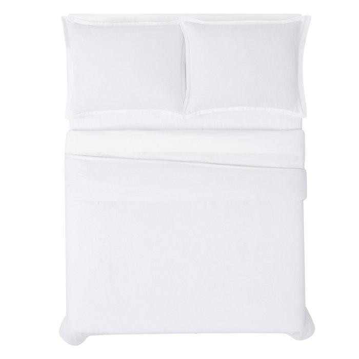 FRYE Cotton Linen Blend Cotton Blend Duvet Cover Set & Reviews Wayfair